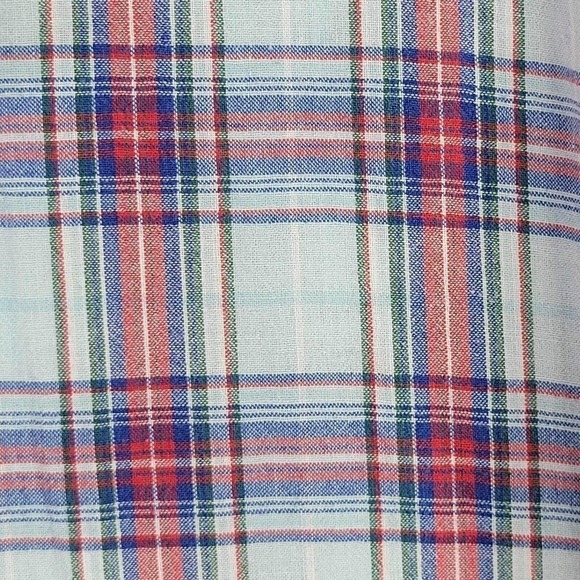 Polo Ralph Lauren Oxford Men's L Red Plaid SS Button Down Shirt Twill Blake - Picture 9 of 10